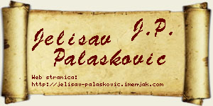 Jelisav Palasković vizit kartica